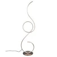 LED Stehlampe, CCT, dimmbar, silber, H 118 cm