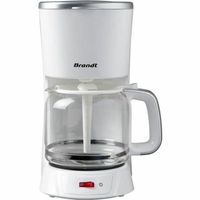 Brandt CAF1318S Kávový filter biely / strieborný 1000 W