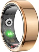 Colmi R02 Smart Ring, überwacht Herzfrequenz, Schlaf & Blutsauerstoff, Schrittzähler, IP68 - Farbe: gold - Größe: 11
