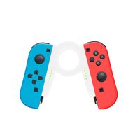 INF Nabíjacia rukoväť Joy pre Nintendo Switch/OLED, nabíjajte počas hry White