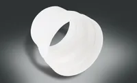Rotheigner Rundrohr-Reduzierstück weiß 125 mm / 100 mm