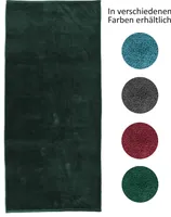 jilda-tex Uni-Strandtuch 100% Baumwolle 80x180 cm Badetuch Strandlaken Handtuch (Grün)