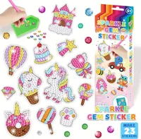 Kreatívna sada na výrobu diamantových nálepiek pre deti DIY, Sada diamantových nálepiek DIY, Výtvarné a kreatívne sady - SPARKPOPS