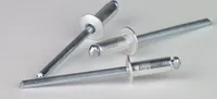 Blindniete Alu/Stahl verzinkt Flachrundkopf - 4,0x10,0 - Klemmbereich 5,0 - 6,5 mm