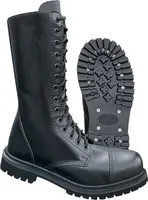 Brandit Boot Uni Phantom 14-Loch schwarz Basics, Festival Leder EU45