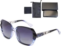 Sonnenbrille Damen Groß Vintage Polarisiert UV Schutz Klassische Mode