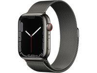 Apple Watch Series 7 Edelstahl 45mm Cellular Graphite (Milanaise graphite) *NEW*