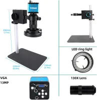 Digitální videomikroskop, zvětšení 130x, nastavitelné osvětlení LED, VGA SET
