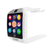 Q18 Bluetooth iOS Android Smartwatch Kamera SIM TF Slot Tracker Touchscreen Weiß