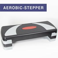 Aerobic Steppbrett Höhenverstellbar 3-Stufen Stepper Fitnesstrainer Stepboard