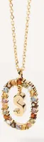 PDPAOLA Halskette LETTERS 18K gold plated silver gold