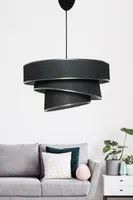 Opviq, Couper- Couper FLH, Schwarz,Silber, Kronleuchter, 40 x 40 cm, Metallkörper