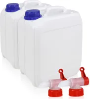 2x 5 L Kunststoff Kanister Set für Camping & Freizeit