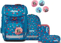 Ergobag Schulranzen-Set CUBO VoltiBär 5-teilig, höhenverstellbar