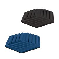 Corsair Wave Panels Starter Set, Akustikplatte, Wand-montiert, 250 g, Blau