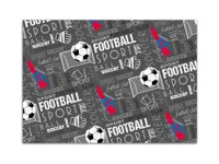 4DAVE Geschenkpapier Fußball