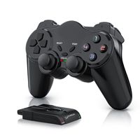 CSL PlayStation-Controller, Wireless PS2 Gamepad, 2,4 GHz Funk Adapter mit Dual Vibration