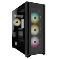 CORSAIR Geh iCUE 7000X RGB (szkło hartowane) Czarny