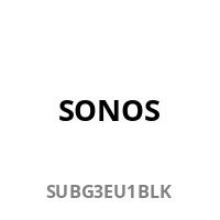 Sonos Sub Gen3 Black Subwoofer Force Cancelling Treiber WLAN App-kompatibel