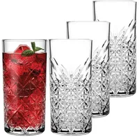 HAC24 8er Set LED 400ml Partyglas mit Deckel und Strohhalm Kunststoff  Cocktail Becher ab 14,99 €
