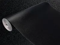 DecoMeister Selbstklebende Folie nach Maß – Klebefolien in Holzoptik – Marmoroptik – Möbelfolie – Lederoptik – Einfarbig – 45x25 cm Schwarz Matt Geprägt Strukturiert