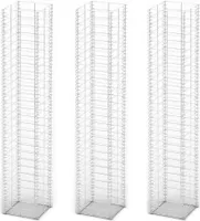 vidaXL Gabionová súprava 3 ks Pozinkovaný drôt 25 × 25 × 150 cm