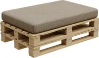 Paletový polštář, paletový polštář, zahradní polštář, PFBG (sedací polštář 120x80, béžový)