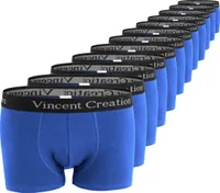 Vincent Creation® Boxershorts-Hipster 12 Stück M Nebulas Blau