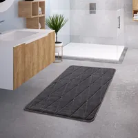 TT Home Badezimmer Badematte Duschmatte Rutschfest Waschbar Memory Schaum Stein Muster Größe 50x80 cm