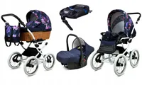 Babylux® Classic White | Kočík 4v1 Bambimo | Royal Magnolia | Kombi kočík | Kočíky