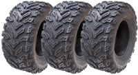 25x10.00-12 Quad ATV Tyres 6ply Wanda P3103 E-Marked Road Legal Tires (Set of 3)