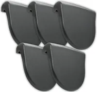 5er Set Nackenstütze, Nackenkissen, Badekissen, Kopfstütze, für runde Hot Tubs, Whirlpools, Badefass, Badetonne | rutschfeste Saugnäpfe, zeitloses Design | hochwertiges, langlebiges, robustes Material