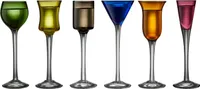 Schnappsglas 6 Stck. ass. Farben