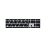 Apple Magic Keyboard - Volle Größe (100%), USB + Bluetooth, AZERTY, Silber, Schwarz | MMMR3F/A
