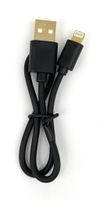 USB Lightning Lade- Datenkabel 0,3M für Apple iPhone iPod iPad Schwarz