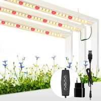 200W LED Wachsen Pflanzenlicht Vollspektrum Dimmbar Pflanzenlampe Hydroponische 