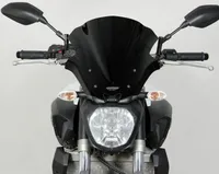 Szyba przednia MRA Racing NRM, YAMAHA MT-07, czarna