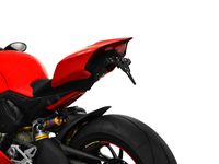 Ibex 10003795 Kompatibel/Ersatz für Kennzeichenhalter Ducati Panigale V4 BJ 2018-22 Schwarz