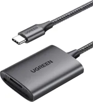 Ugreen CM401 USB C 5Gb/s SD/TF-Kartenleser  Grau
