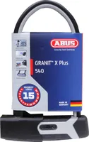ABUS Bügelschloss Granit XPlus 540 + USH-Halterung - Fahrradschloss mit 13 mm starkem Bügel und XPlus Zylinder - ABUS-Sicherheitslevel 15 - 230 mm Bügelhöhe