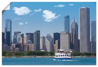 ARTland Poster Chicago Skyline Größe: 30x20 cm