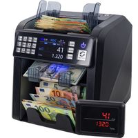 Jubula MV-600 Geldzählmaschine, Banknotensortierer für gemischte Geldscheine | Sicher | Exakt | EUR USD GBP SEK CHF usw. | Banknotenzähler
