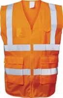 Warnweste EWALD Gr.M orange EN ISO 20471 Kl.EN ISO 13688 SAFESTYLE