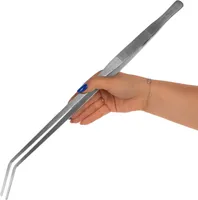 Kruger Meier Pflanzenpinzette Verbogen - gebogene Pinzette 48cm