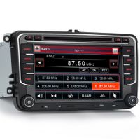 7" autorádio GPS navigácia pre Passat Tiguan Touran Caddy Bluetooth CD DVD USB DAB+