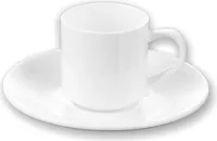 Wilmax Kaffee Tassen Set mit Untertassen 90 ml, 2er-Set – WL-993007/2C