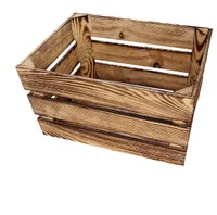 Holzkiste zur Aufbewahrung und Dekoration, 40x30x23 cm, stabile und langlebige Dekobox