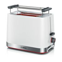 Bosch TAT4M221 Toaster 2 Scheiben weiß Auftaufunktion Aufwärmfunktion
