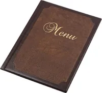 Menu Menu se 6 pouzdry A4 hnědé