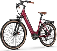 27.5' E-Fahrrad 14Ah Mittelmotor e Bike Shimano E-City Herren/Damen 25mph Hinterrad-Nabenmotor City E-Bikes & E-Hollandräder